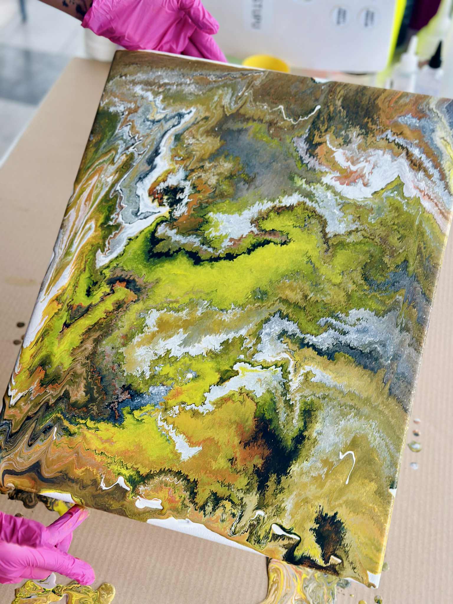 Pouring Art – liatie farieb