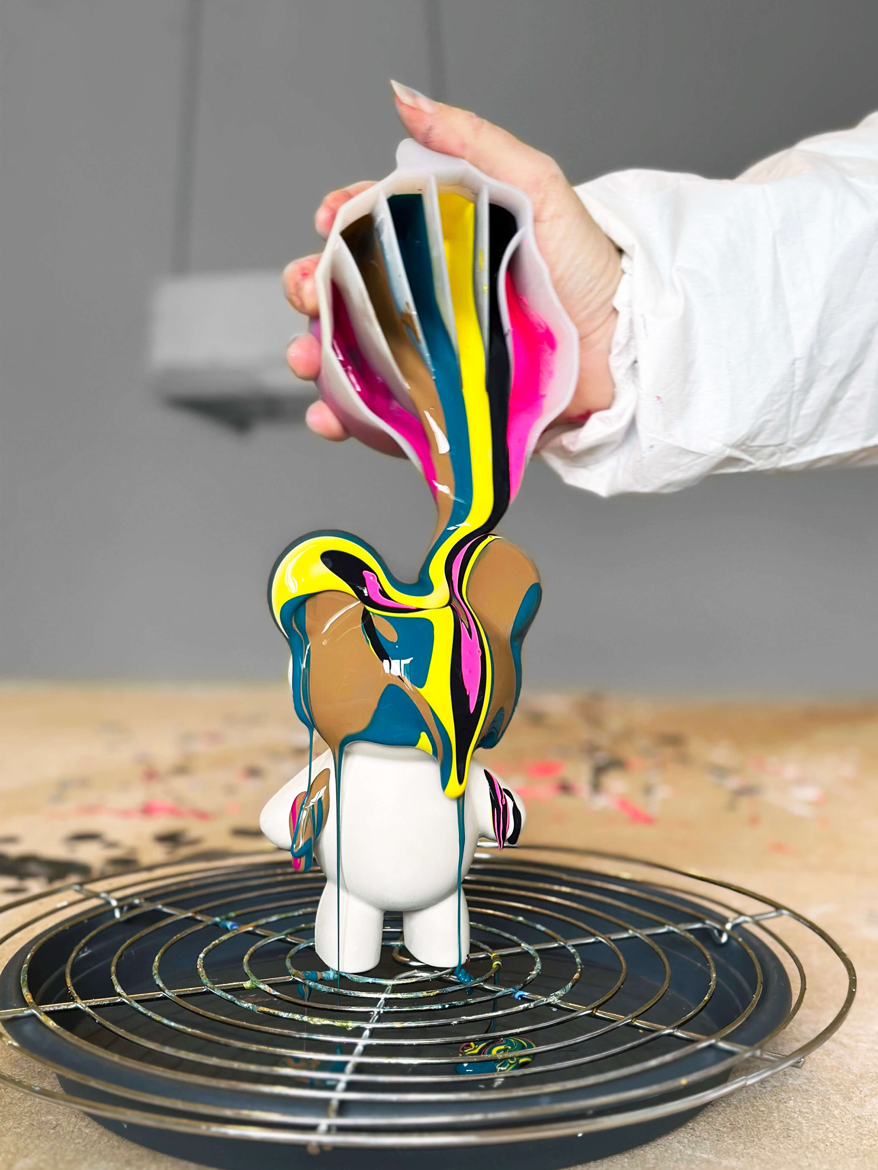 Pouring Art – liatie farieb